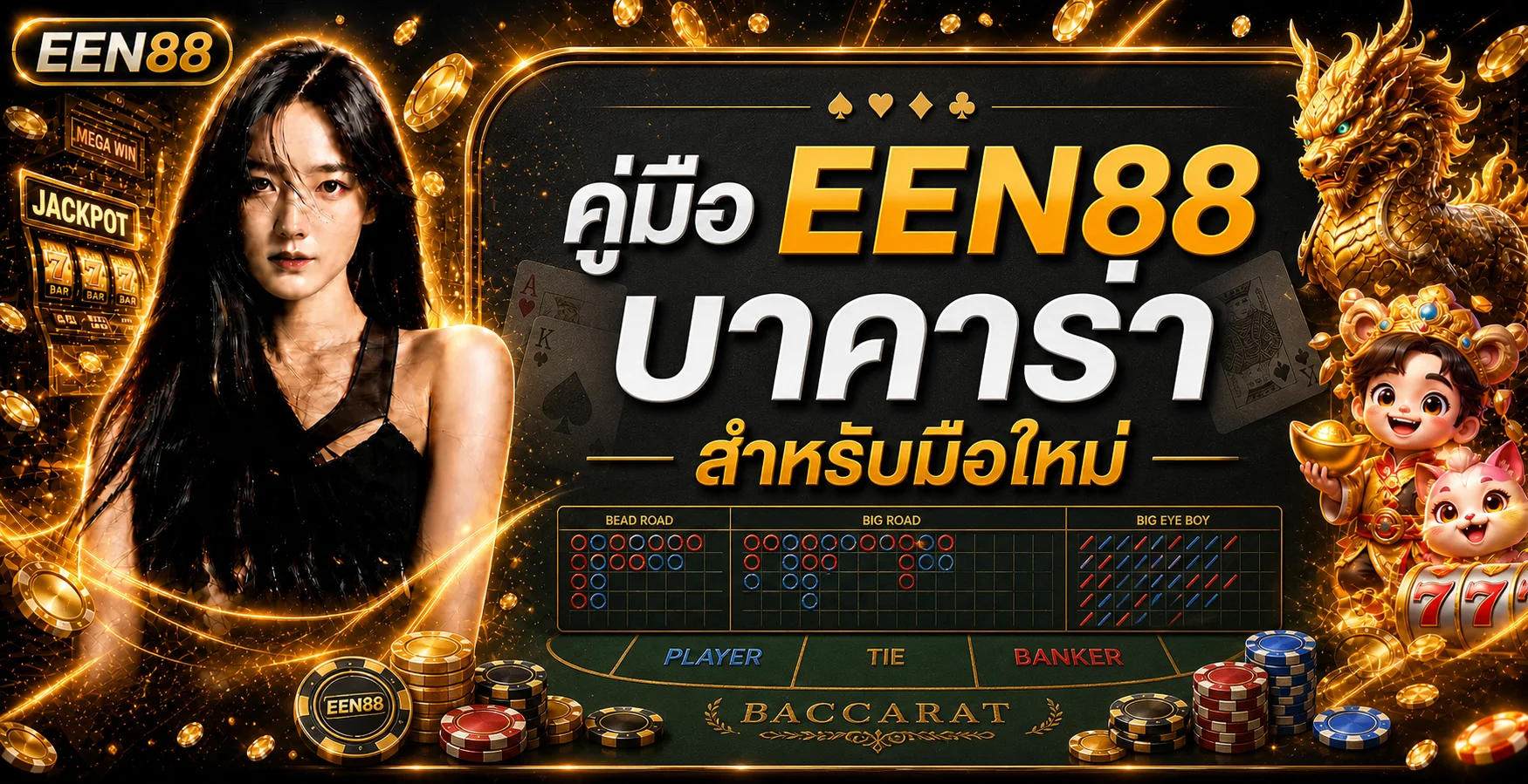 EEN88 บาคาร่า คู่มืออ่านไพ่และจัดงบสำหรับมือใหม่